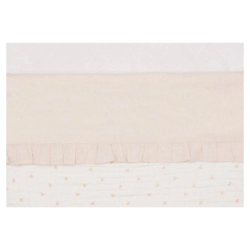купить Детское постельное белье Jollein 008-524-66041 Cearsaf pentru patut Ruffle Natural, 120x150cm в Кишинёве 