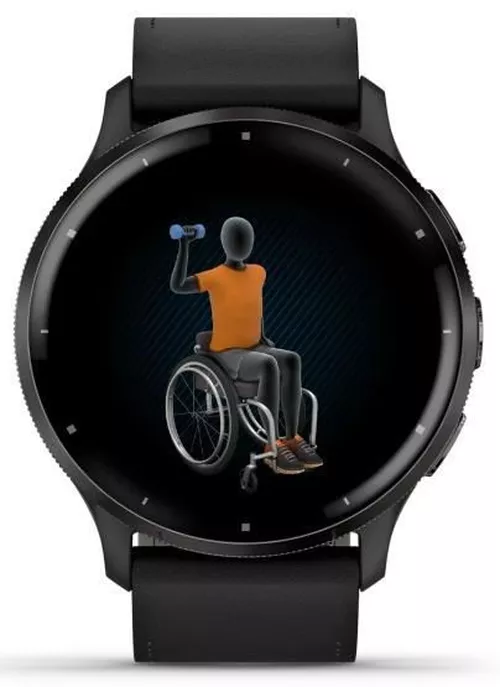 купить Смарт часы Garmin Venu 3 Black/Slate Leather (010-02784-52) в Кишинёве 