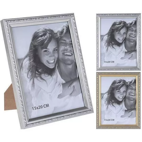 купить Фото-рамка Promstore 41766 Фоторамка пластиковая 15x20сm Узор, 2 цвета в Кишинёве 