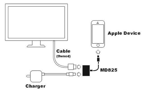cumpără Adaptor pentru aparat mobil Apple Lightning to VGA MD825 în Chișinău 