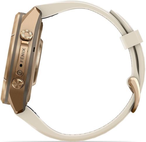 cumpără Ceas inteligent Garmin Fenix 9 Pro 43mm, GoldTi w/Crm/FrGry band (010-04335-26) în Chișinău 