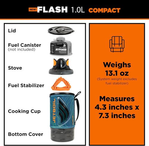 cumpără Arzător Jetboil Flash 2.0 Ocean Topo în Chișinău 