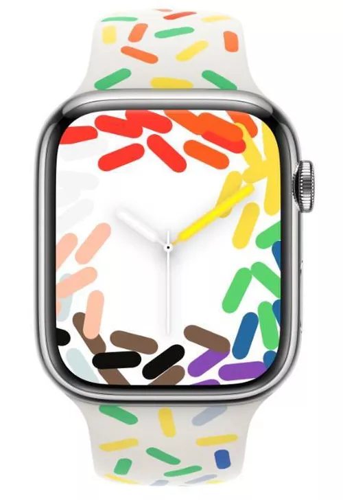 cumpără Curea Apple 45mm Pride Edition Sport M/L MUQ43 în Chișinău 