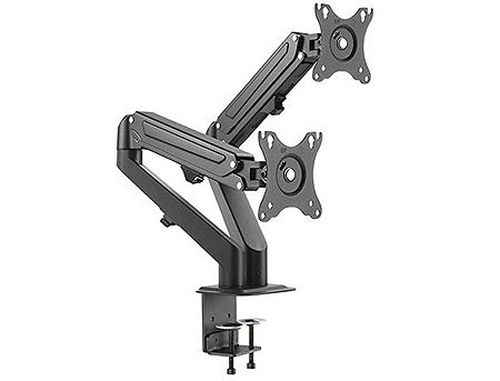 cumpără Brateck LDT25-C024 Stylish Dual Monitors Gas Spring Arm, for 2 monitors, Clamp-on, 17"-27", +90 în Chișinău 