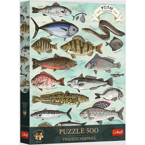 купить Головоломка Trefl 37609 Puzzles 500 Premium Plus Finders Keepers: Fish в Кишинёве 