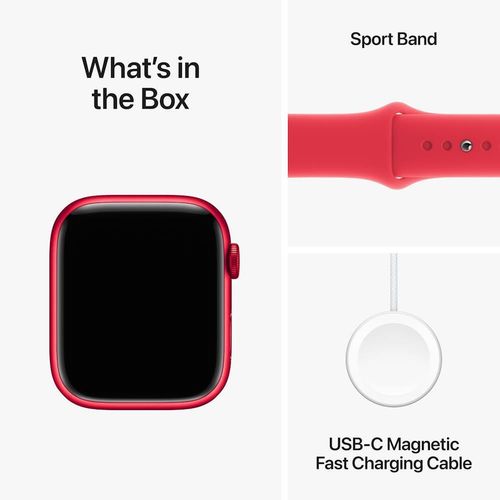 купить Смарт часы Apple Watch Series 9 GPS 45mm (PRODUCT)RED - M/L MRXK3 в Кишинёве 