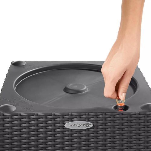 cumpără Ghiveci pentru flori Lechuza Cube Cottage 50, White în Chișinău 