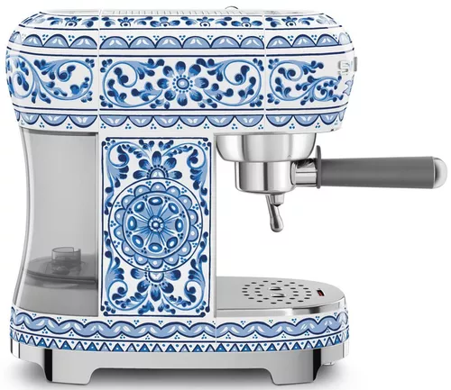 купить Кофеварка рожковая SMEG ECF02DGBEU Blu Mediterraneo Dolce&Gabbana в Кишинёве 
