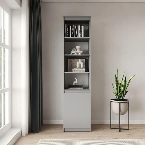 купить Шкаф детский MebelStar NEO 1D 50x50x210 Grey (MBS-1155) в Кишинёве 