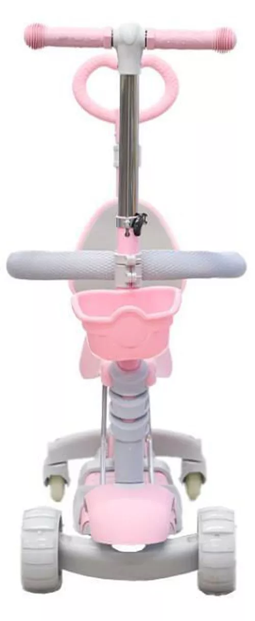 купить Самокат New World HBC010 Trotineta pentru copii 5in1, roz, 61611 в Кишинёве 