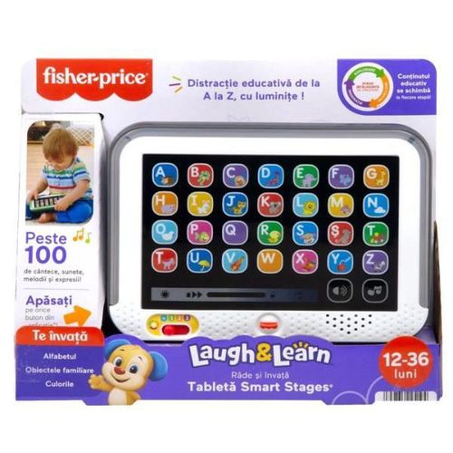 купить Игрушка Fisher Price HXB71 Tableta Interactivă Râzi și Învață (rom.) в Кишинёве 