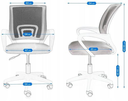cumpără Fotoliu de birou Jumi SMART (albastru),CM-332980 în Chișinău 