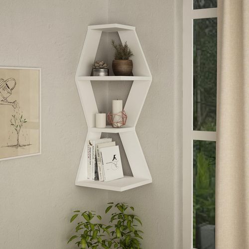 купить Полка декоративная Trendy Colt Sablor-Alb 30x86x30cm (GTR005344) в Кишинёве 