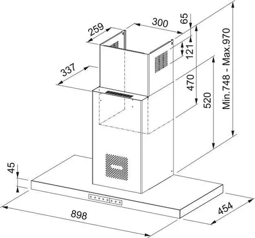 cumpără Hotă Franke 325.0679.323 FTMY AH BK MATT F90 Matte Black în Chișinău 