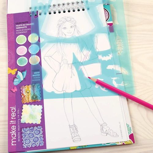 cumpără Set de creație miscellaneous 3202 Набор для девочек Sketchbook Blooming Creativity în Chișinău 