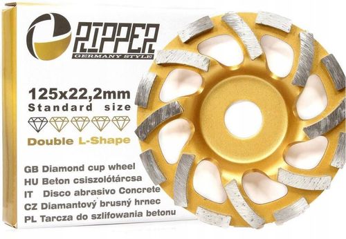 купить Набор головок, бит, насадок MAR-POL M90900 Диск для шлифовки бетона, сегмент 125x22,2 мм в Кишинёве 