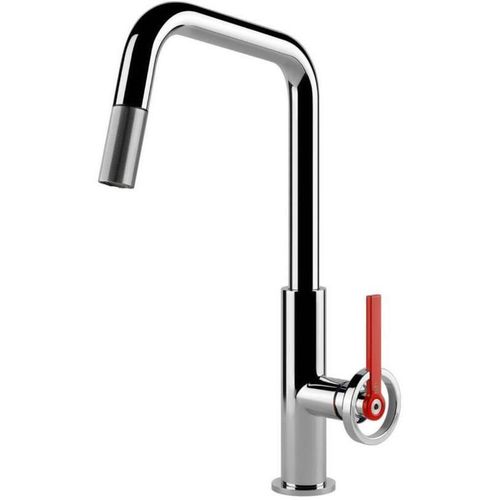 купить Смеситель кухонный Gessi 60203-031 Officine V Chrome в Кишинёве 