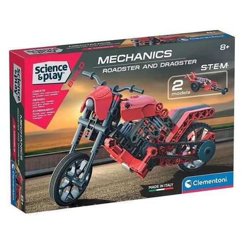 купить Конструктор Clementoni Mechanics Roadster and Dragster (75079) в Кишинёве 