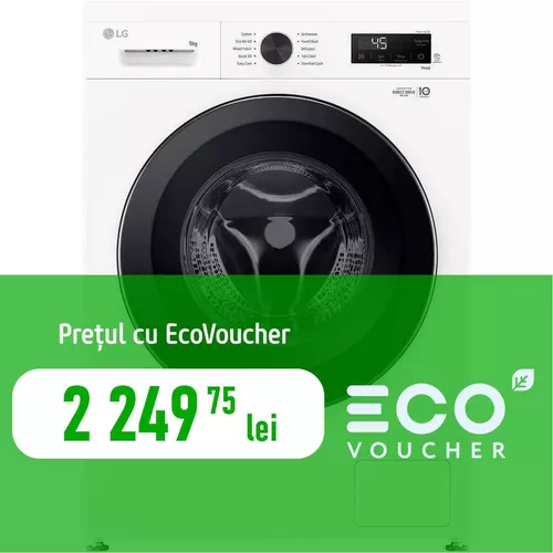 купить Стиральная машина с фронтальной загрузкой LG F4X1009NWK в Кишинёве 