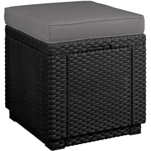купить Стул Keter Cube With Cushion Graphite/Gray (213785) в Кишинёве 