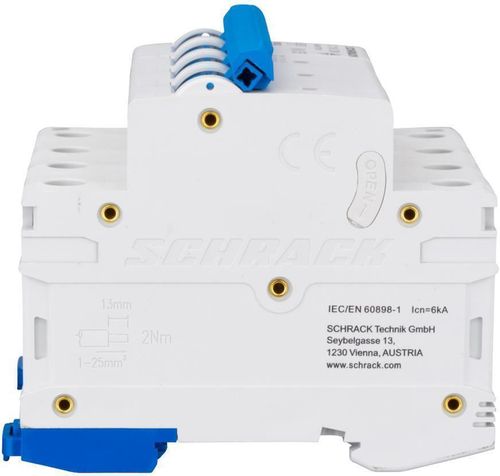 cumpără Întrerupător diferențial Schrack Technik AM617863 (MCB) Amparo 6kA, C 63A, 3P+N în Chișinău 