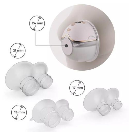 cumpără Pompă pentru sân KinderKraft KEMAFLDOGLD0000 Hands Free MamaFlow Double Gold în Chișinău 
