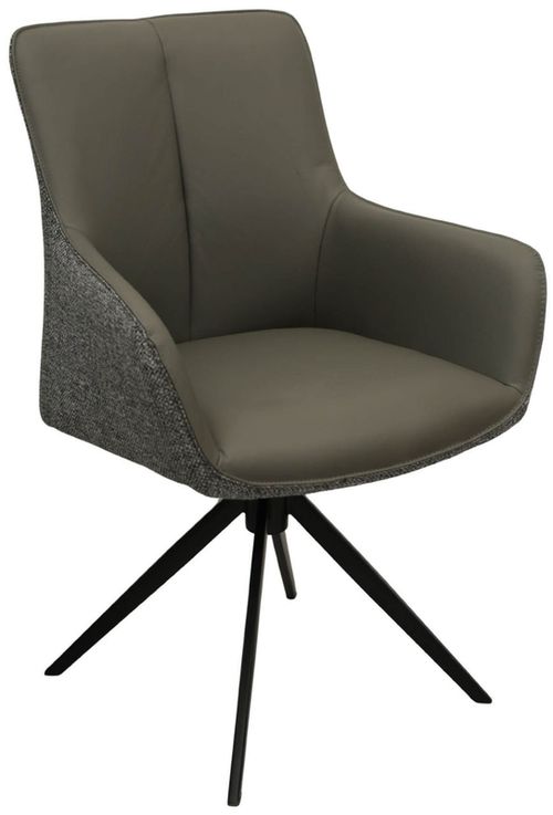 cumpără Scaun Deco Queen stofa + piele Grey în Chișinău 