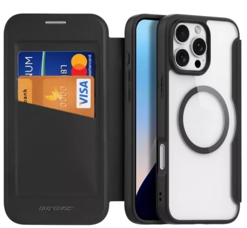 купить Чехол для смартфона Dux Ducis iPhone 16 Pro Skin X Pro with MagSafe, Black в Кишинёве 