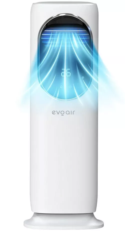купить Охладитель воздуха EvoAir Briis Silver Black 4in1 (Aeroterma, Racitor, Umidificator, Sterilizator UV) (V4in1BRIISSILVER-RES) в Кишинёве 