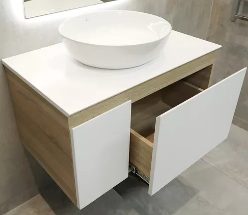 купить Шкаф под умывальник Bayro подвесной Sprint 800 под столешницу белый мат в Кишинёве 