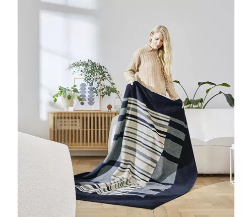 cumpără Cuvertură Ibena 1666/600 Jacquard Decke Corato 150x200 în Chișinău 