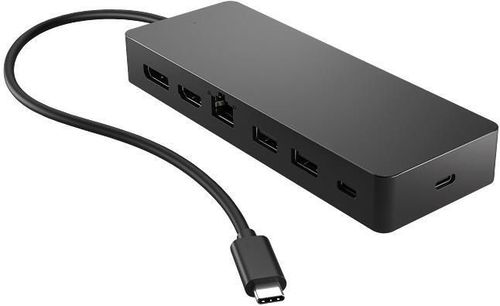 купить Переходник для IT HP Hub Univ USB-C, HDMI, DP, RJ45, 2xUSB, 1xUSB-C (50H55AA) в Кишинёве 