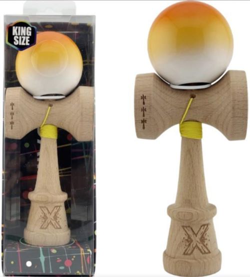 купить Активная игра Essa 165434 Kendama Super Sticky X Original, 7.5x6x18cm, Gradient portocaliu в Кишинёве 