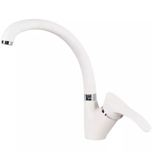 cumpără Bateria bucătărie Sandy 49014 Ergo pipa F alb mat în Chișinău 