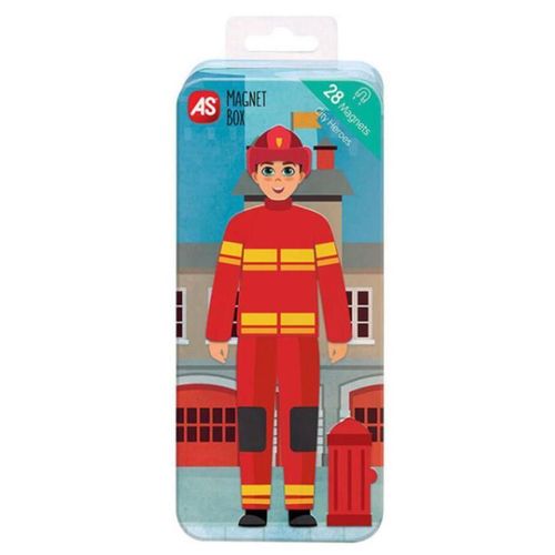 cumpără Joc educativ de masă As Kids 1029-64074 Set de magneți Personaje Pompier cod 61548 în Chișinău 