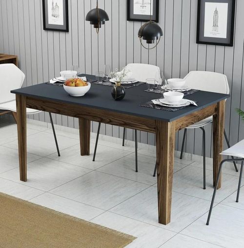 купить Стол Trendy Milan 513-Nuc, Antracit 145x75x88cm в Кишинёве 