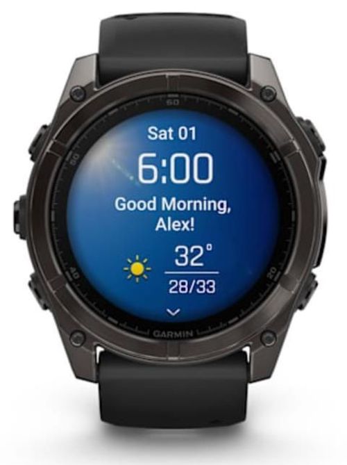 cumpără Ceas inteligent Garmin Fenix 8 – 51 mm, Sapphire, Carbon Gray DLC Titanium with Black (010-02905-21) în Chișinău 