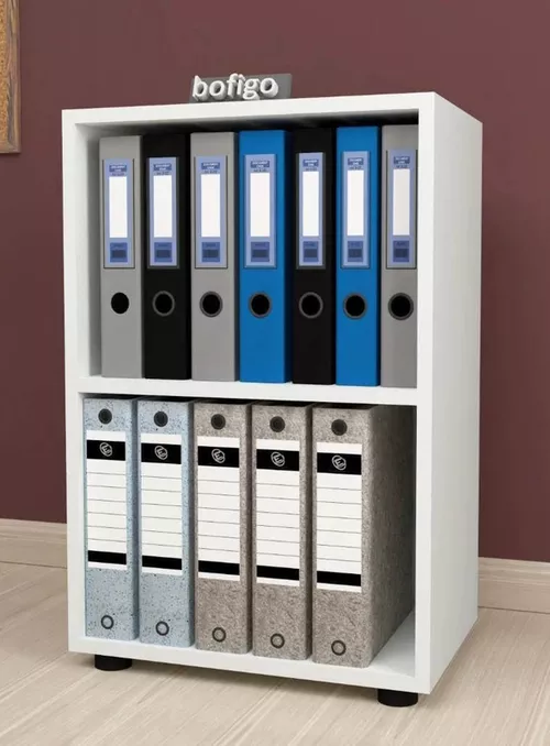 купить Офисный стеллаж Nex Home Folder 49x30x73 см,Белый  (13-22-01) в Кишинёве 