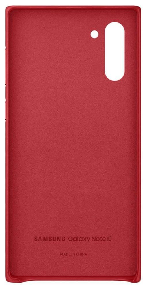 купить Чехол для смартфона Samsung EF-VN970 Leather Cover Red в Кишинёве 