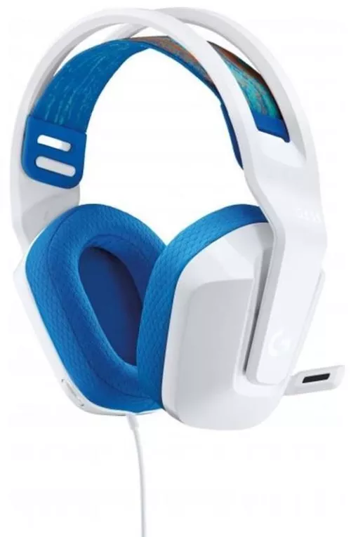 купить Наушники игровые Logitech G335 Wired Gaming Headset, White в Кишинёве 