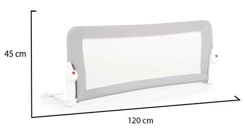 купить Кроватка Moni Защитный барьер для кроватки Bed Rail 120cm Grey в Кишинёве 