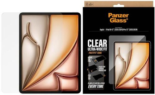 cumpără Sticlă de protecție pentru tabletă PanzerGlass iPad Air 13" (2024-2026), Pro 13" (2024-2025), Ultra-Wide Fit w. Fastfit tool (PG_PG78645) în Chișinău 