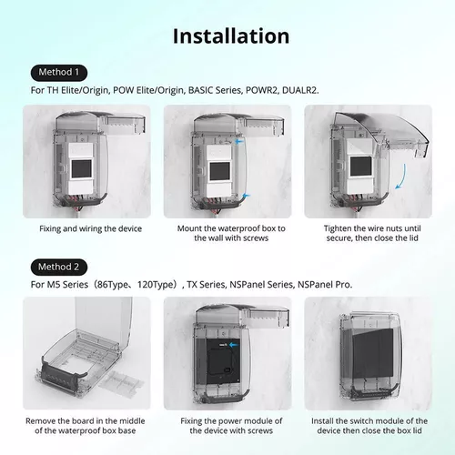 купить Щиток электрический Sonoff Waterproof Box R2 в Кишинёве 