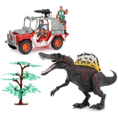 купить Игрушка Toi-Toys 37503B Lumea dinozaurilor, Dinozaur cu jeep в Кишинёве 