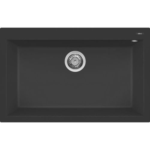 купить Мойка кухонная Elleci QUADRA 130 (790x500 mm) STANDART 40 FULL BLACK в Кишинёве 