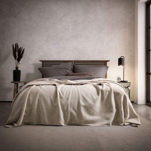 cumpără Cuvertură Ibena 2163/100 220x250 Jaquard Decke Lausanne Nature în Chișinău 