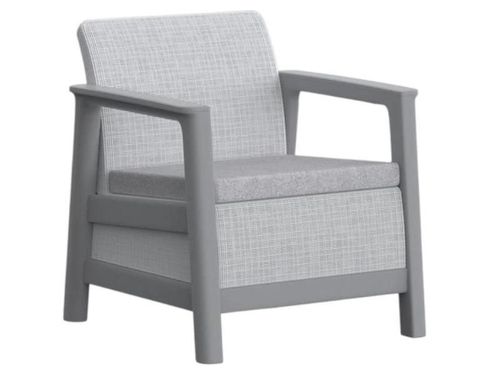 купить Садовая мебель Keter 57960 Set mobilier 4 unitati: masa, 2 fotoli, canapea, gri/gri inchis в Кишинёве 