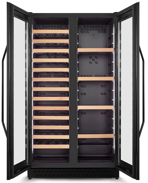 cumpără Frigider pentru vin Caso WineChef Duo 122 black în Chișinău 