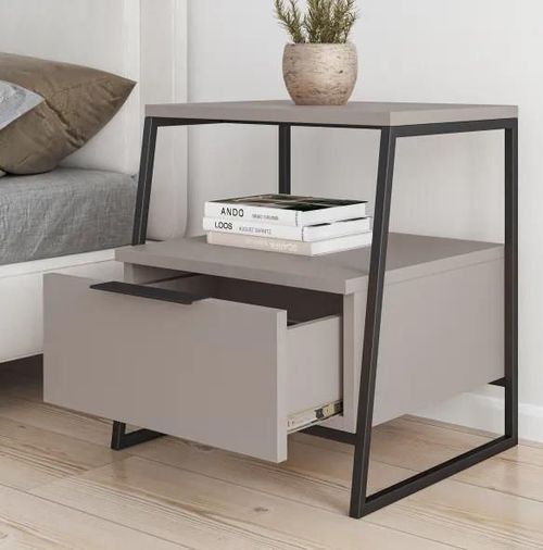 cumpără Noptieră Trendy Pal Light, Mocha v2, 45x50x41cm (GTR001497) în Chișinău 