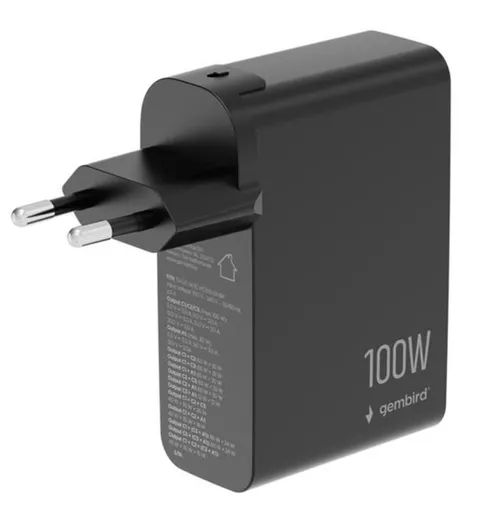 cumpără Încărcător cu fir Gembird TA-UC-1A3C-PD100-01-BK în Chișinău 